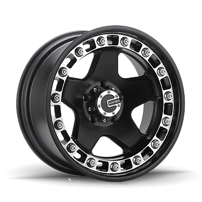 #ad Mamba Type M4 17x8 Matte Black Silver Aluminum Wheel Rim 8x170 $129.99