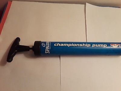 Spalding Championship Pump Blue Basketball Pump for Parts $4.99