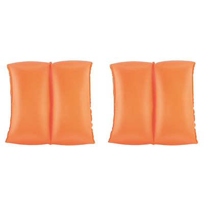 #ad Inflatable Arm Bands for Kids Swimming Training Set 20cm Orange Colour AU $10.99