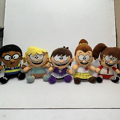#ad Nickelodeon The Loud House Lot of 5 Character Stuffed Plush $67.15
