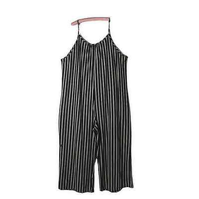 #ad Pin Striped Sleeveless Jumpsuit Size 2x $11.50