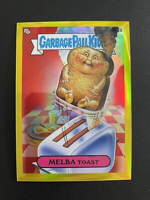 #ad Garbage Pail Kids 143a Melba Toast Yellow 224 275 2021 Chrome Series 4 GPK $5.00