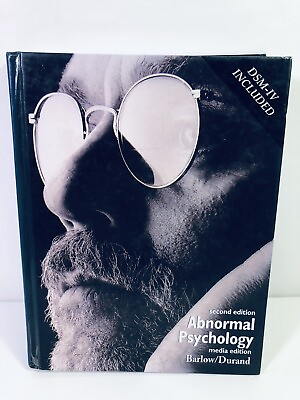 #ad Abnormal Psychology Media edition second edition barlow Durand AU $34.19