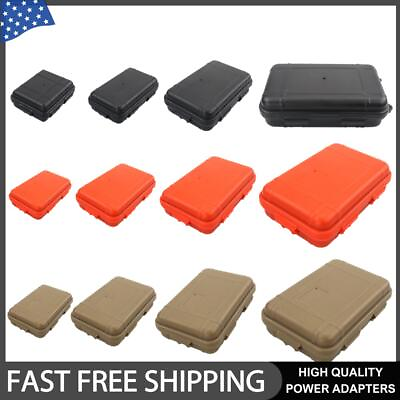 #ad EDC Sealed Containers Outdoor Case Holder Dustproof Travel Storage Box Organizer $6.08