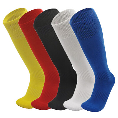 #ad Adult Long Knee High Athletic Sports Socks for Football Soccer Baseball Softball $7.97