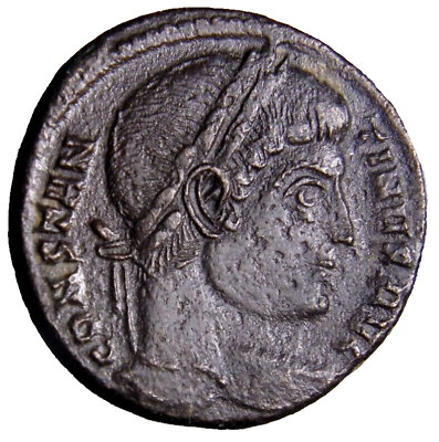 #ad Constantine I the Great Thessalonica 326 328 AD. Æ Campgate SMTS Roman Coin COA $43.16