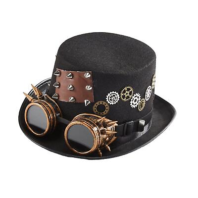 #ad Steampunk Top Hat Headgear Dress Up Performance Themed Party Carnivals Roles $19.44