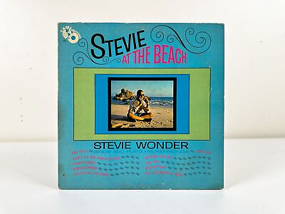 #ad Stevie Wonder Stevie At The Beach Vinyl LP Record 1964 $85.00