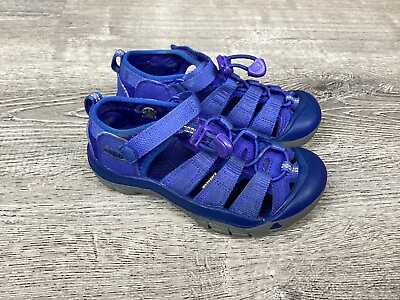 #ad Keen Newport H2 Shoes Blue Girls Boys Youth Size 13 Summer Water Beach Sandals $21.24