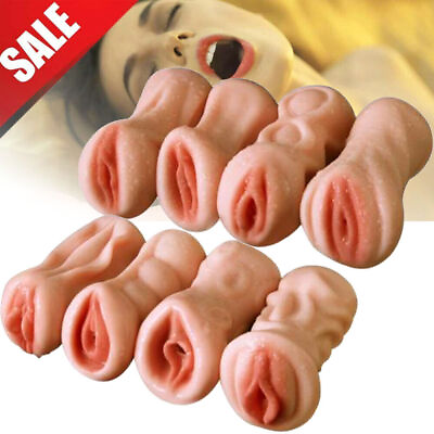#ad Male Masturbaters Realistic Vagina Anal Pocket Pussy Sex Toys for Men Love Doll $9.99