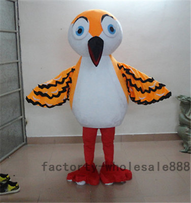 #ad Halloween big Bird Mascot Costume suits Fancy Dress Suits Adult Size Xmas $334.89