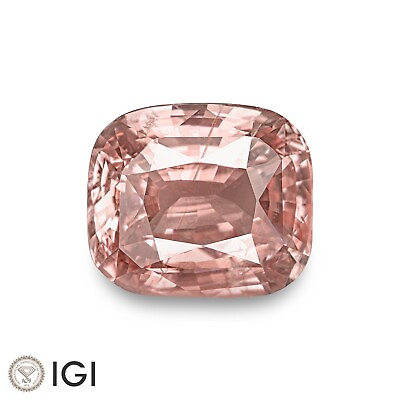 #ad IGI amp; AIGS Certified SUNSET Padparadscha Sapphire 2.59 Ct. Natural Untreated $2952.60
