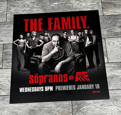 #ad The Sopranos FAMILY Vintage NYC SUBWAY POSTER $48.99