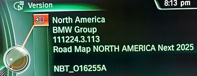 #ad Genuine Road Map BMW North America Next 2025 Navigation FSC Lifetime Code $16.50