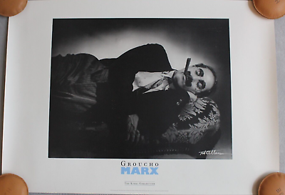 #ad Vintage Groucho Marx Poster By Ted Allan Kobal Collection 1987 Photo Portrait $60.30
