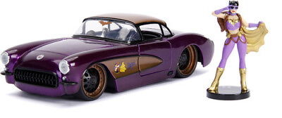 #ad DC Comics Bombshells Batgirl amp; 1957 Chevy Corvette Die cast Car 1:24Scale Vehic $26.82