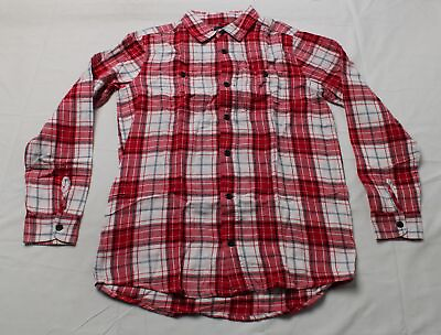 #ad The Children#x27;s Place Kid Boy#x27;s Long Sleeve Plaid Flannel CF6 Classic Red Size 16 $7.99