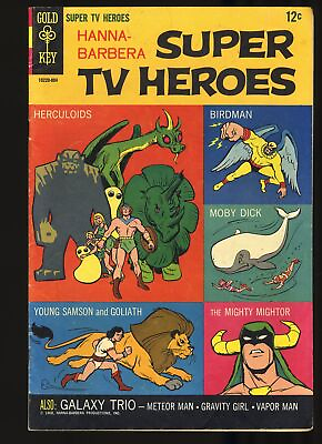 #ad Hanna Barbera Super TV Heroes 1968 #1 FN 6.5 1st Issue Birdman Moby Dick $159.00