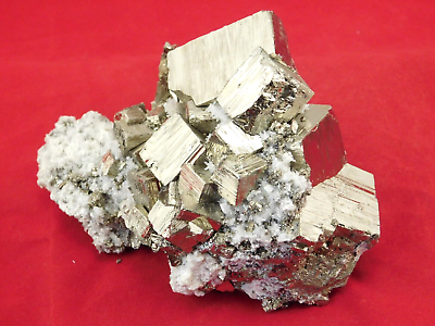 #ad Big PYRITE AAA Crystal CUBE Cluster with Druzy Quartz Crystals Peru 569gr $69.99