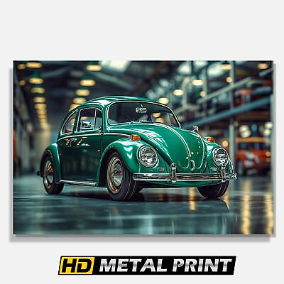 #ad #ad 1959 Volkswagen Beetle Poster Printed on Metal Vintage VW Garage Art Metal Pri $54.99
