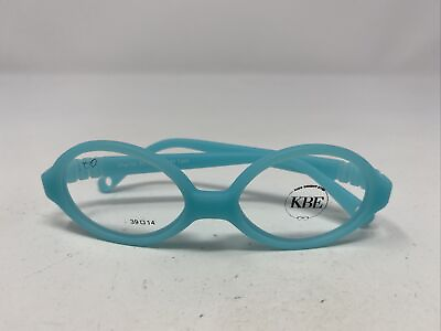 #ad Kids Bright Eyes Charlie 39 39 14 Cyan Blue Full Rim Eyeglasses Frame T10 $84.38