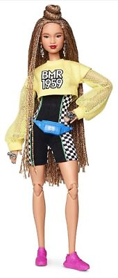 #ad Barbie BMR1959 Doll Shorts Romper amp;Sweatshirt w Stand amp; Biker Shorts DAMG BOX 3D $28.99