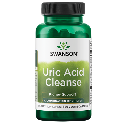 #ad Swanson Uric Acid Cleanse Natural Supplement Promoting Kidney Support Fea... $15.12