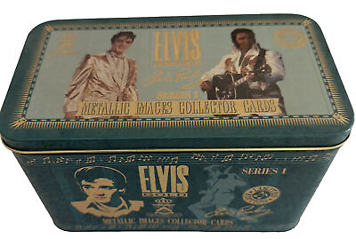 #ad Elvis Presley Gold 1993 Series 1 Metallic Impressions Collector Cards VTG NIB $74.99