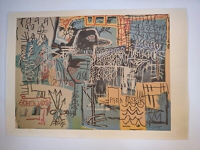 #ad Jean Michel Basquiat Print Poster Wall Art Signed Pop Art Unframed $29.97