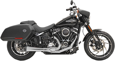 #ad Bassani Road Rage 2 Into 1 Systems 15 1 2quot; Chrome for 18 21 Harley Sport Glide $1029.95