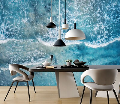#ad 3D Ocean View S1276 Wallpaper Mural Self adhesive Removable Sticker Kids Pa $12.99