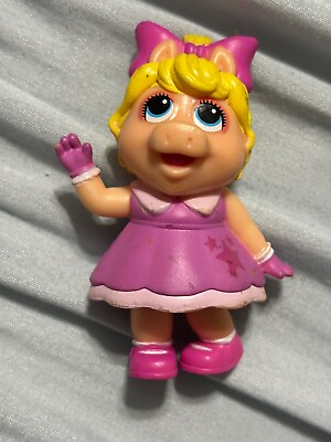 #ad Disney Jr Muppet Babies Miss Piggy Figure $7.00