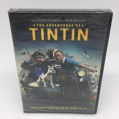 #ad The Adventures of Tintin DVD Steven Spielberg New and Sealed $11.95