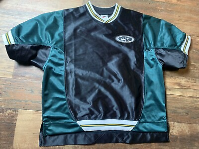 #ad Vintage Nike Short Sleeve Green Black Jersey Size Kids Large 14 16 $35.00