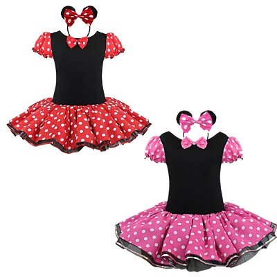 #ad Baby Kids Girls Princess Tutu Dress Fancy Dress Cosplay Party Birthday Costume $12.77
