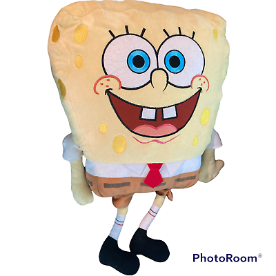 Spongebob Squarepants Plush 24” Pillow Nickelodeon Universe Stuffed Rare EUC $26.99