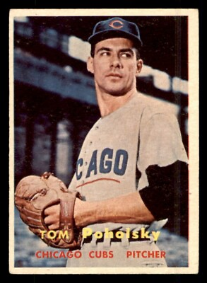 #ad 1957 Topps Baseball #235 Tom Poholsky VG EX *d2 $4.00