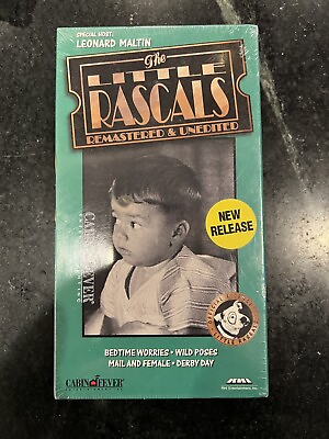 #ad VHS The Little Rascals The Rascals Remastered and Unedited Vol 14 1997 NEW $4.99