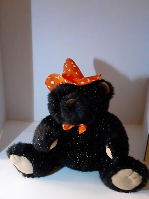 #ad Halloween Bear Witch Plush Stuffed Animal American Greetings Soft Magnet Paws $11.90