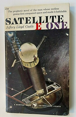 #ad SATELLITE E ONE J Lloyd Castle 1958 BANTAM BOOK A1766 PB Cover by Paul Lehr $11.99