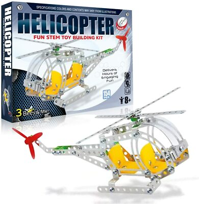 #ad NEW Magical Model Helicopter Building Kit Kid#x27;s Toy 3 Bees amp; Me Factory Sealed $14.95