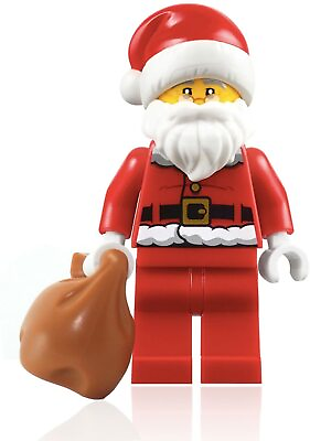 #ad LEGO Santa Claus w Glasses Christmas Holiday Advent Minifigure 60155 Brand New $9.99