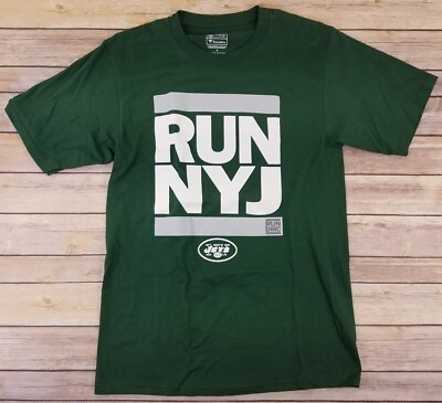 #ad Fanatics NFL Pro New York Jets T shirt Mens Size S RUN DMC Official Green B20 $14.99