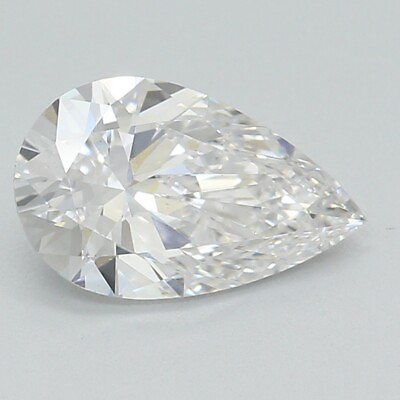#ad 0.83 Ct Pear Cut E Color VS1 Clarity IGI Certified CVD Diamond $275.00