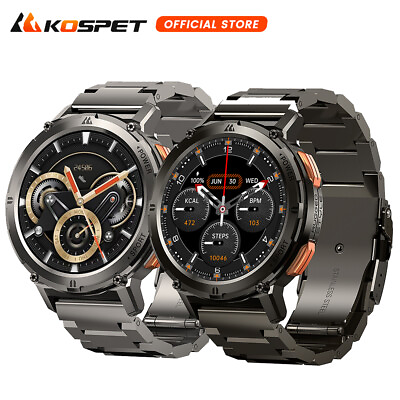 #ad 2024 KOSPET TANK T2 Ultra Smartwatch for Men AOD Bluetooth Watch 50M Waterproof $124.99