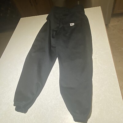 #ad Wilson Classic Relaxed Fit Baseball Pants: Youth Medium: Black $5.99