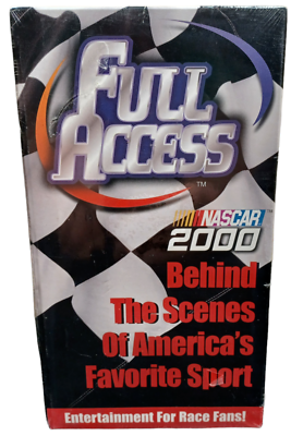 #ad New amp; Sealed Full Access Nascar 2000 Behind the Scenes Year 2000 VHS Volume 1 $10.00