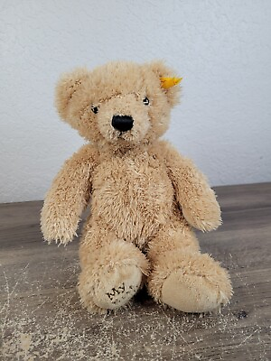 #ad My First Steiff Bear Brown Plush Lovey Sewn Eyes German Stuffed Doll 664120 A2 $20.09