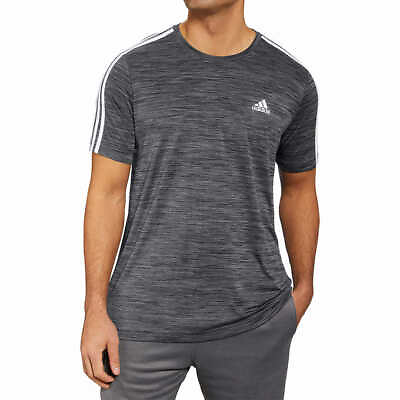 #ad New Mens Adidas Tech T Shirt Athletic Gym Shirt Breathable FAST FREE SHIP $17.99