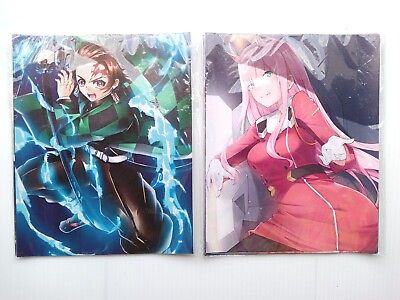 #ad 14 Japanese Anime Theme 8quot;x10quot; Canvas Poster Prints Lot. $5.25